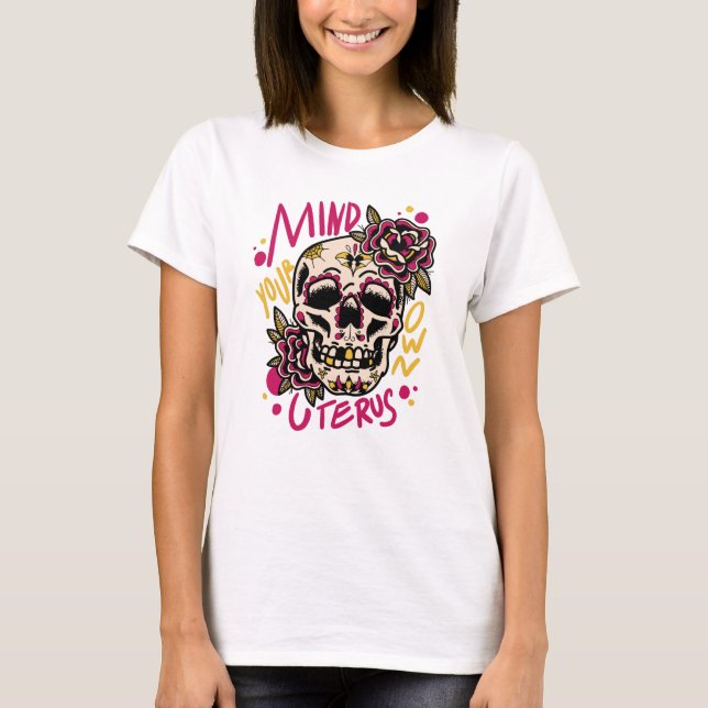 Camiseta Métete En Su Propio Uterus (Anverso)