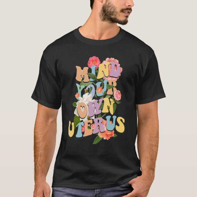Camiseta Métete en tu propia RN de mujeres feministas Uteru (Anverso)