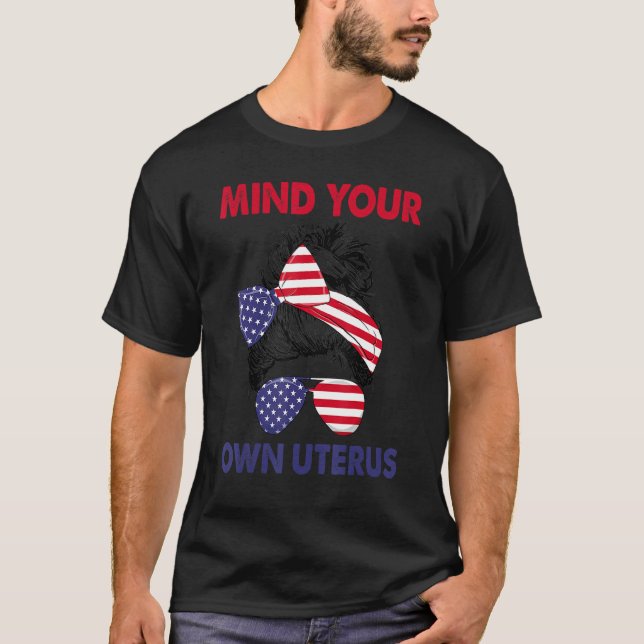 Camiseta Métete en tu propia RN de mujeres feministas Uteru (Anverso)