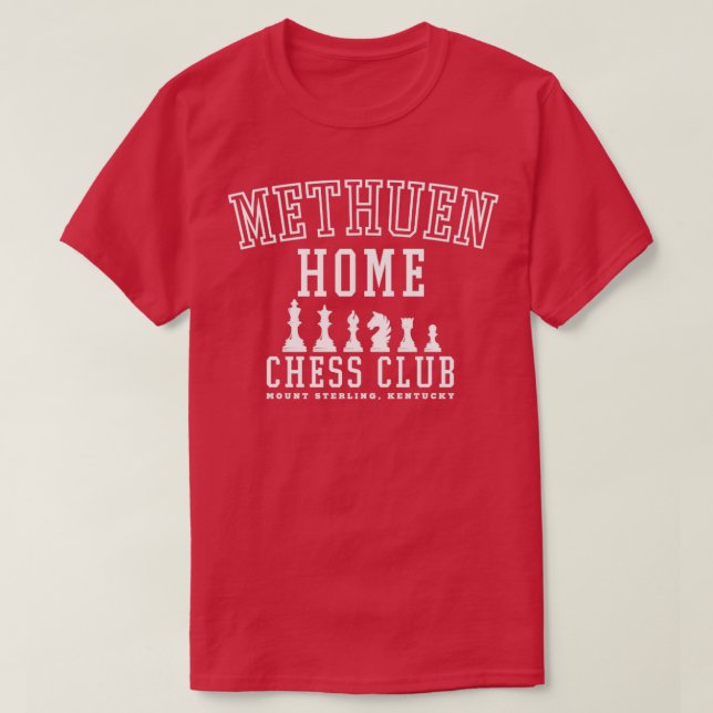 Camiseta Metheun Chess Club (Diseño del anverso)