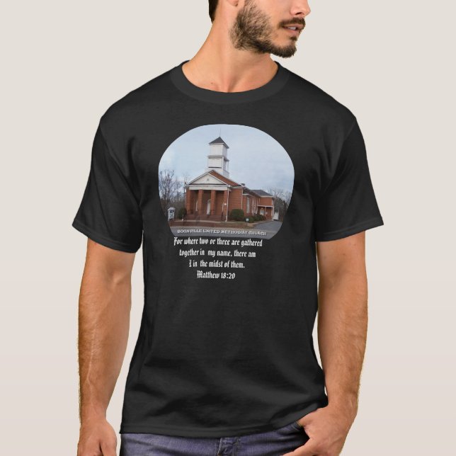 CAMISETA METHODIST UNIDO BOONVILLE CHURCH-T-SHIRT (Anverso)