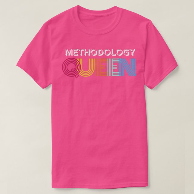 Camiseta Methodology queen (Diseño del anverso)