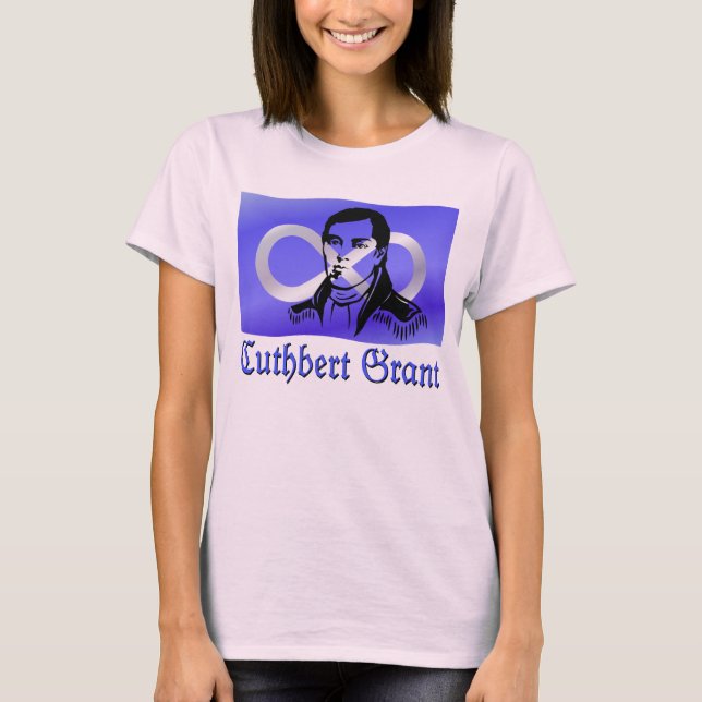 Camiseta Metis T-Shirt Mujer Orgánica Cuthbert Grant Shirt (Anverso)