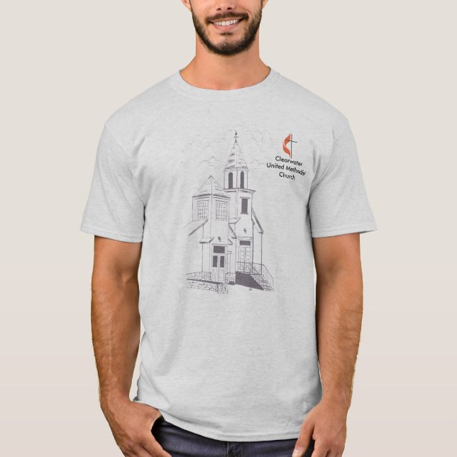 Camiseta metodista unido de la iglesia de (Anverso)