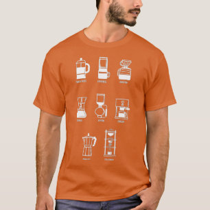 Camiseta Método De Café Brew Perfecto Para Los Amantes Del