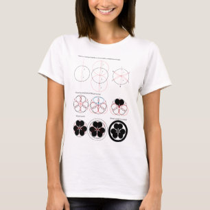 Camiseta Método de dibujo de trébol de madera