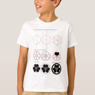 Camiseta Método de dibujo de trébol de madera