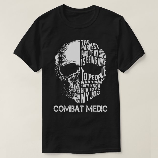 Camiseta Métodos de Combate Médico ___ (Diseño del anverso)