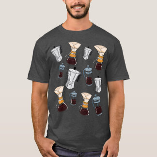 Camiseta Métodos de elaboración de café clásicos TShirt