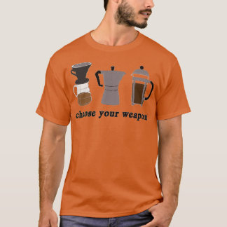 Camiseta métodos de elaboración de café T
