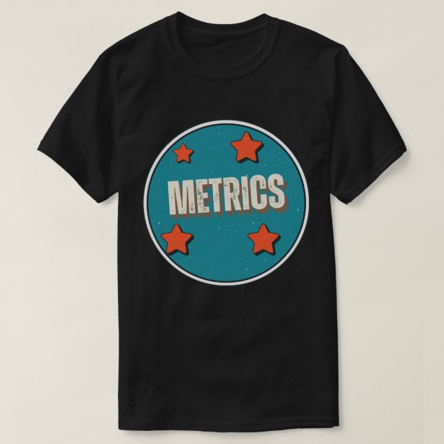 Camiseta Métricas (Diseño del anverso)