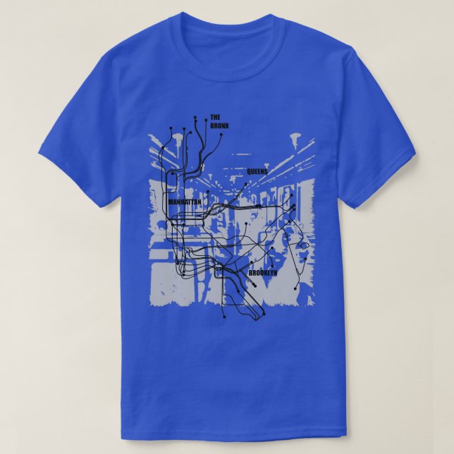 Camiseta Metro de Nueva York (Diseño del anverso)