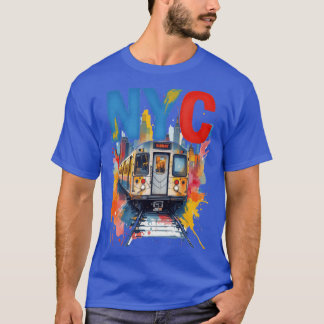 Camiseta Metro de Nueva York Subway NYC Subwayrain estilo a