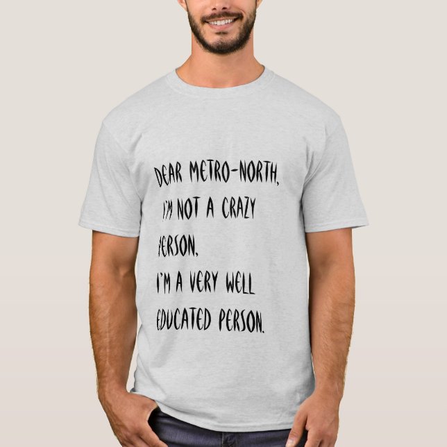 Camiseta Metro del norte (Anverso)