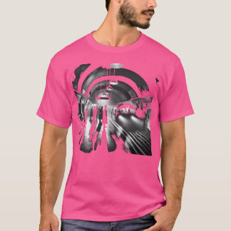 Camiseta Metro Vintage Mystique Moonlit Journey Underground