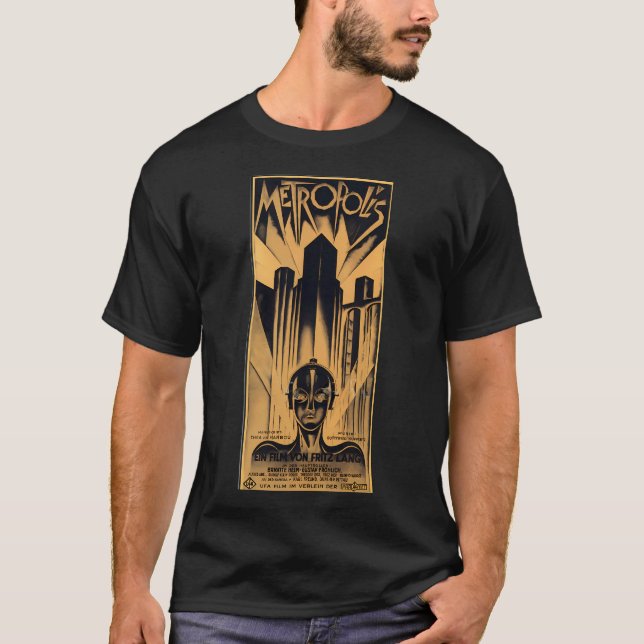 Camiseta Metropolis - Película de Fritz Lang (Anverso)