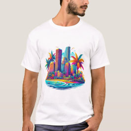 Camiseta Metropolis tropicales