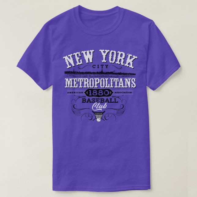 Camiseta Metropolitanos de Nueva York (Diseño del anverso)