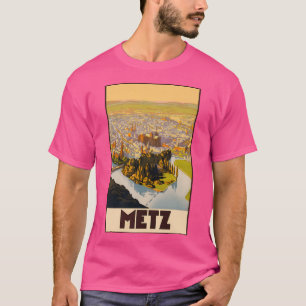 Camiseta Metz France Vintage Travel Poster