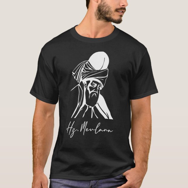 Camiseta Mevlana Cita A Mevlana Celaleddin Rumi (Anverso)