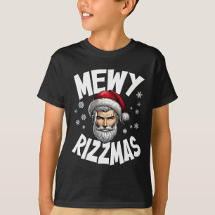 Camiseta Mewe Rizzmas Niños adolescentes divertidos Feliz N