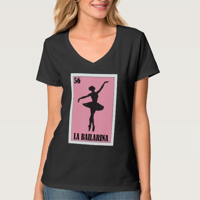 Camiseta Mexican Ballet  La Bailarina 11 (Anverso)