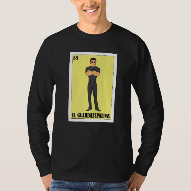 Camiseta Mexican Bodyguarrd  El Guardaespaldas (Anverso)