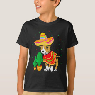 Camiseta Mexican Chihuahua Dog Sombrero Cinco De Mayo Fiest