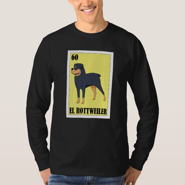 Camiseta Mexican Dogs  El Rottweiler (Anverso)