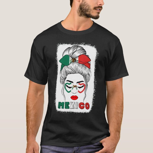 Camiseta Mexican flag 16th September Mexico Independence Da (Anverso)
