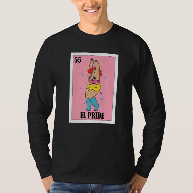Camiseta Mexican Lgbt  El Pride (Anverso)