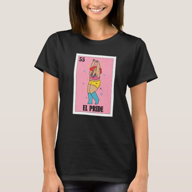 Camiseta Mexican Lgbt  El Pride (Anverso)