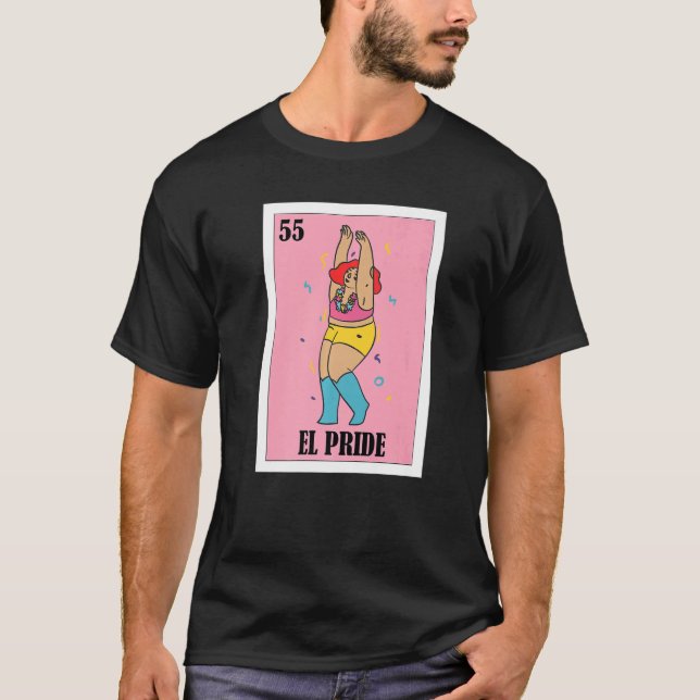 Camiseta Mexican Lgbt  El Pride (Anverso)