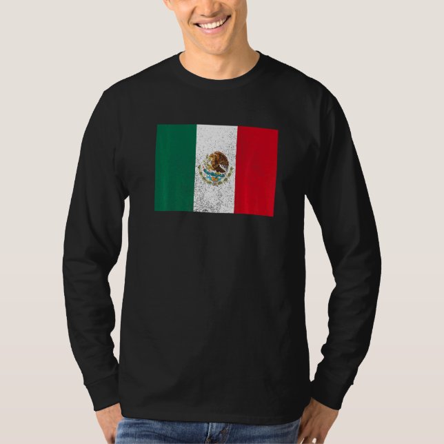 Camiseta Mexican Mexico Flag Pride Mexican Flag (Anverso)