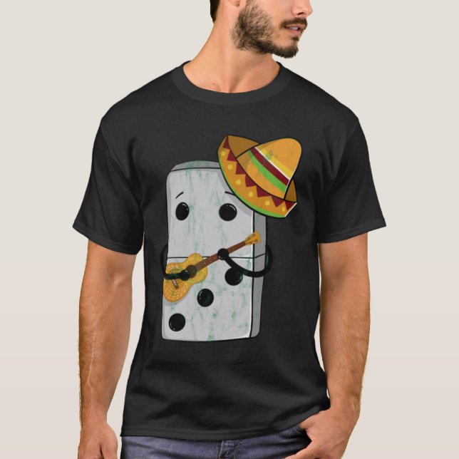 Camiseta Mexican Train Dominoes Funny (Anverso)