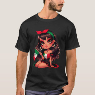 Camiseta Mexicana Chula Cabrona Chingona Mujeres Chicas Mex