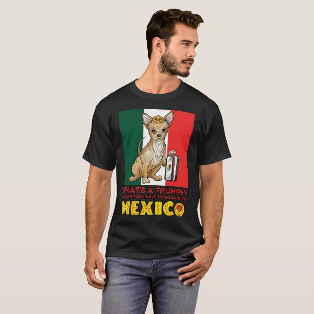 Camiseta mexicana de la inmigración del triunfo (Anverso completo)