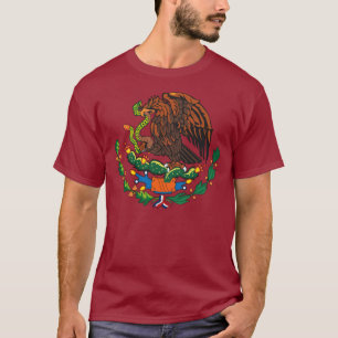 Camiseta mexicana del escudo de armas