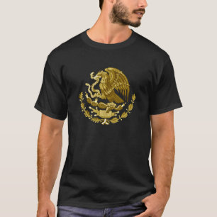 Camiseta mexicana del escudo de armas