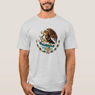 Camiseta mexicana del escudo de armas