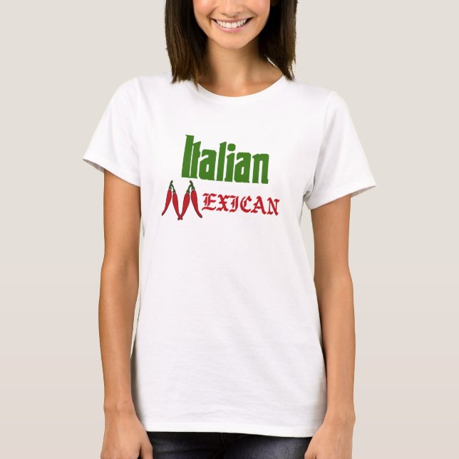 Camiseta mexicana italiana (Anverso)