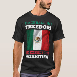 Camiseta Mexicano Bandera de México Chicano Latino Fans de
