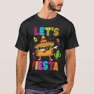 Camiseta mexicano deja fiesta divertido taco haciendo dabbi
