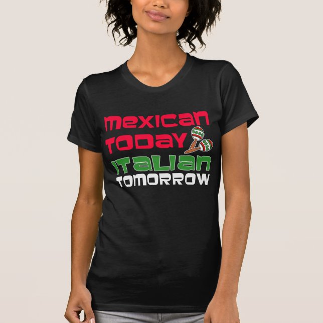 Camiseta Mexicano Hoy Italiano (Anverso)