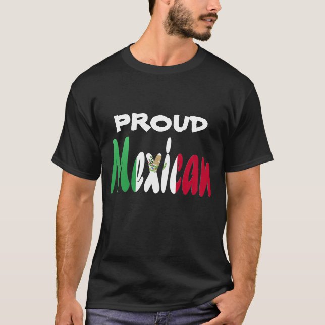 Camiseta Mexicano orgulloso (Anverso)