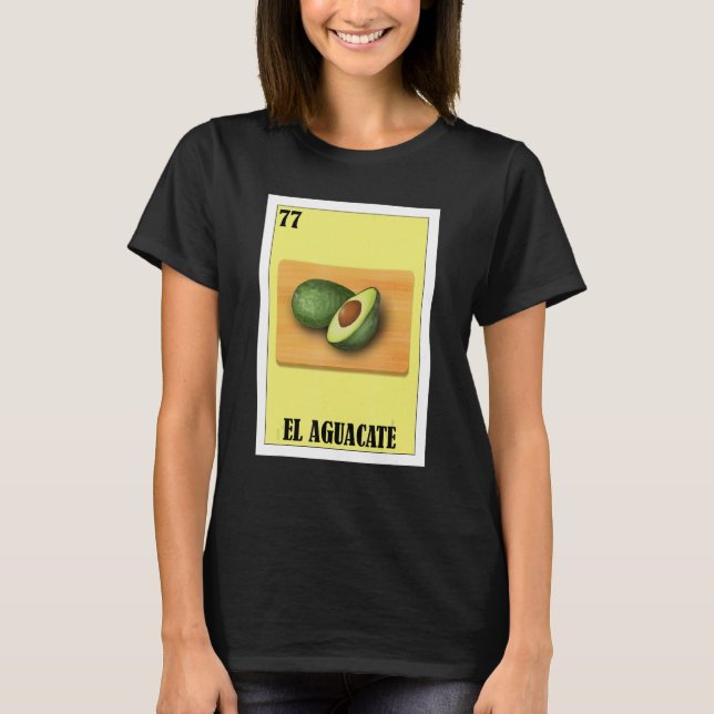 Camiseta Mexicano Para Aguacate El Aguacate (Anverso)