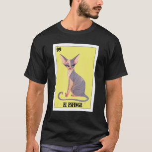 Camiseta Mexicano para dueños de gatos El Esfinge