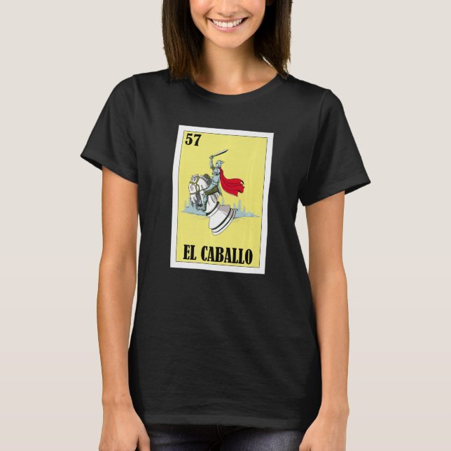 Camiseta Mexicano para el ajedrez El Caballo (Anverso)