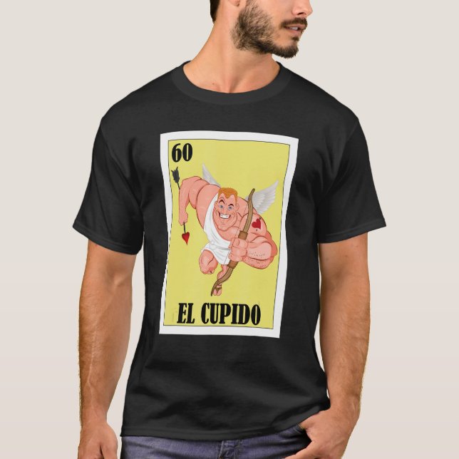 Camiseta Mexicano para el Día de San Valentín Cupido 2 (Anverso)