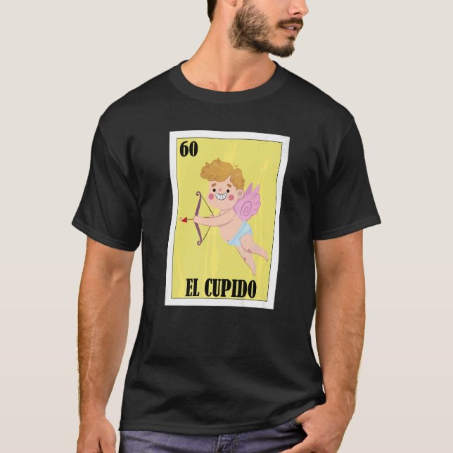 Camiseta Mexicano para el Día de San Valentín Cupido 5 (Anverso)